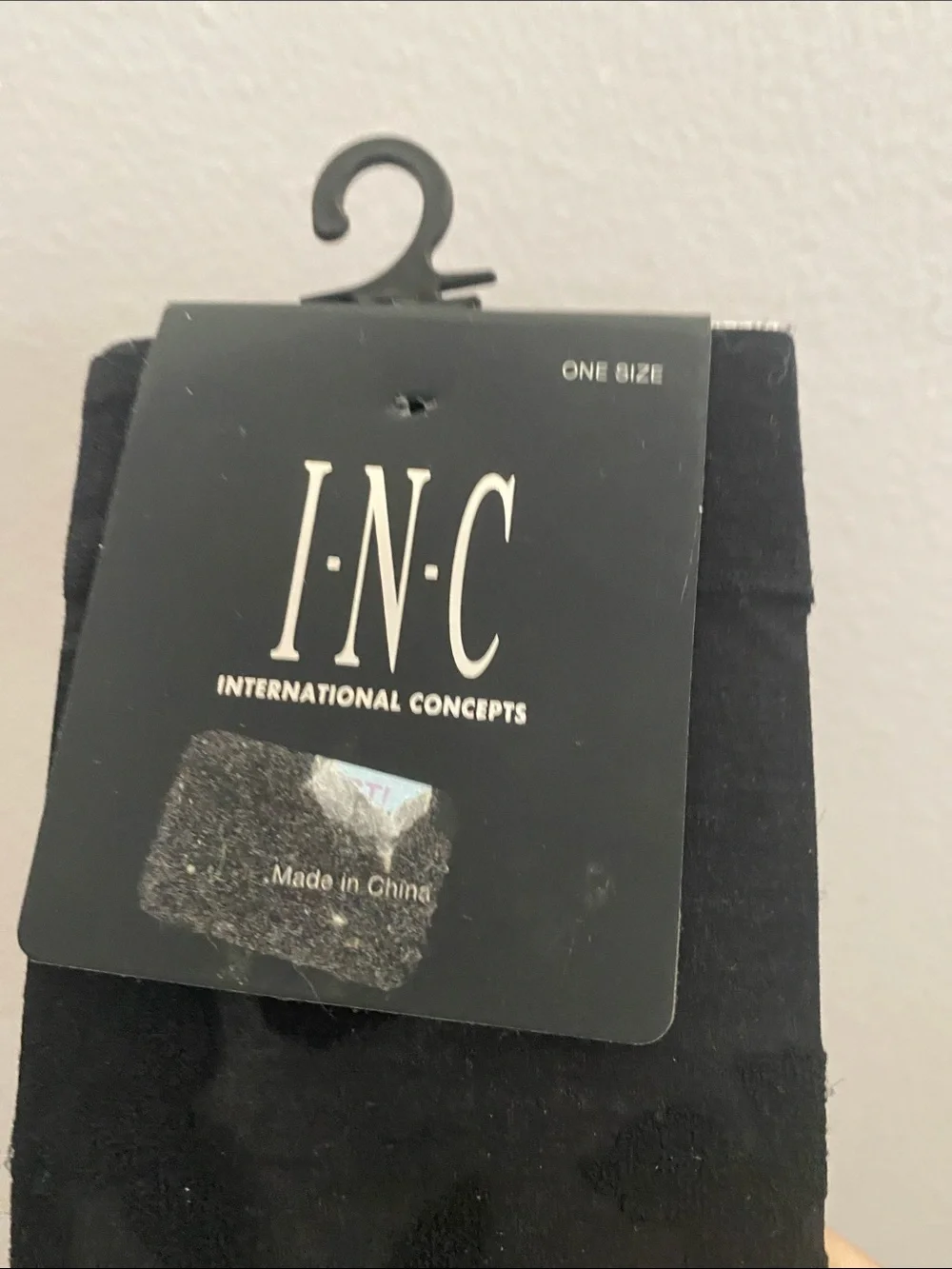 INC International Concepts Black Low-Cut No-Show Socks